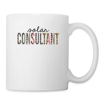 Solarberater Leopard Print Funny - Tasse - Weiß - Rechts