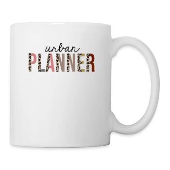 Urbaniste Leopard Print Drôle - Mug blanc - blanc - Droite