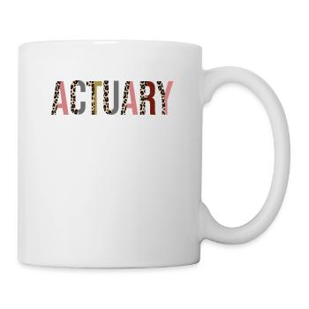 Actuaire - Mug blanc - blanc - Droite