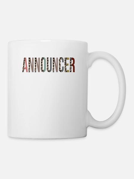 Ansager - Tasse - Weiß