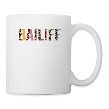 Huissier - Mug blanc - blanc - Droite