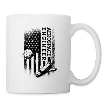 Space Rocket Aerospace Engineer Engineering - Tasse - Weiß - Rechts