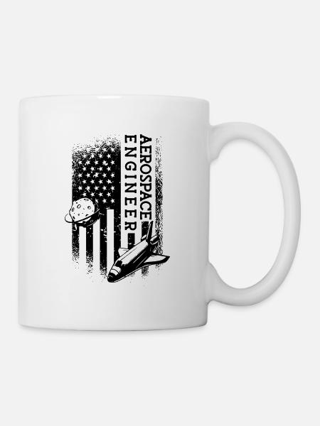 Space Rocket Aerospace Engineer Engineering - Tasse - Weiß