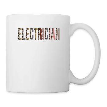 Elektriker - Tasse - Weiß - Rechts
