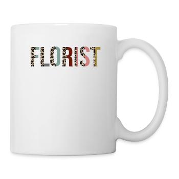 Blumenhändler - Tasse - Weiß - Rechts
