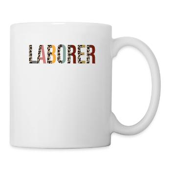 Arbeiter - Tasse - Weiß - Rechts
