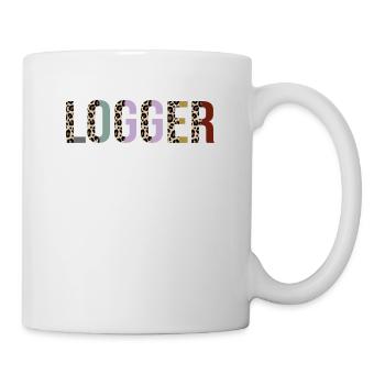 Bûcheron - Mug blanc - blanc - Droite