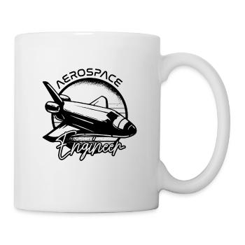 Aerospace Engineer Ship Rocket Science Space - Tasse - Weiß - Rechts