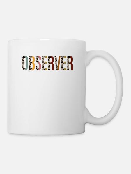 Beobachter - Tasse - Weiß