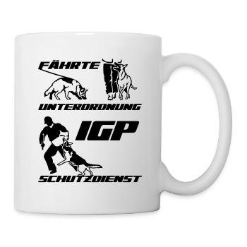 IGP Edition 2022 ehemals IPO Schäferhund - Tasse - Weiß - Rechts