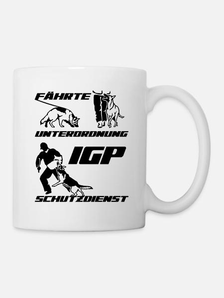 IGP Edition 2022 ehemals IPO Schäferhund - Tasse - Weiß