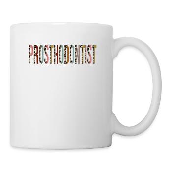 Prosthodontist Life Colorful Leopard Print Funny - Mug - white - Right