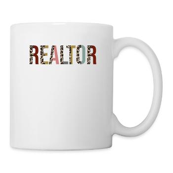 Agent immobilier - Mug blanc - blanc - Droite