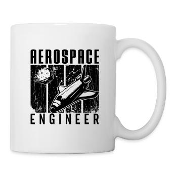 Aerospace Engineer Rocket Space Engineering Ship - Tasse - Weiß - Rechts