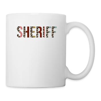 Shérif - Mug blanc - blanc - Droite