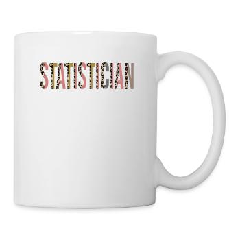 Statisticien - Mug blanc - blanc - Droite
