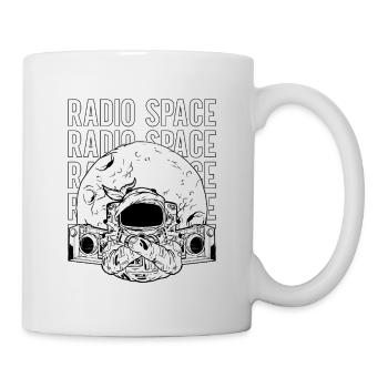 Astronomy Music Lover Universe Radio Space Stars - Mug - white - Right