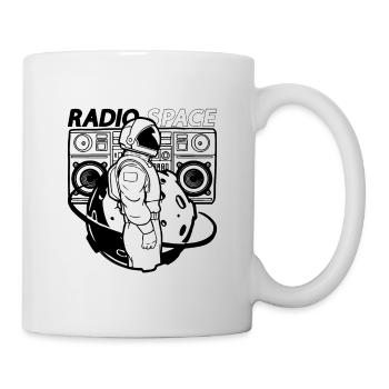 Astronomie Galaxy Music Lover Radio Space Universe - Mug blanc - blanc - Droite