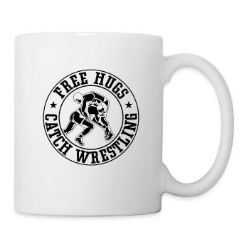 Free Hugs Catch Wrestling Fight Grappling Lutteur - Mug blanc - blanc - Droite
