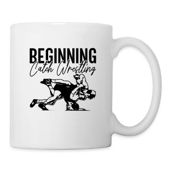Beginning Catch Wrestling Fight Grappling Wrestler - Mug - white - Right