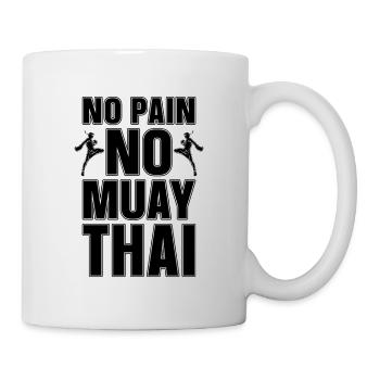 Muay Thai No Pain No Muay Thai Boxing Fighter - Mug blanc - blanc - Droite