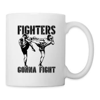 Muay Thai Fighters Gonna Fight Thai Boxing Fighter - Mug - white - Right