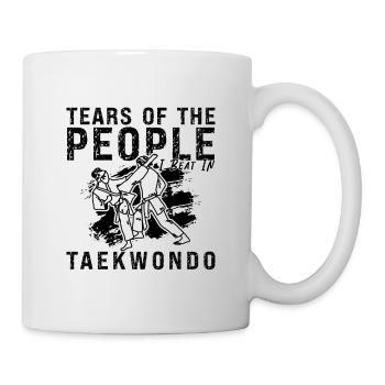 Taekwondo Larmes Du Peuple Combat Sport Fighter - Mug blanc - blanc - Droite