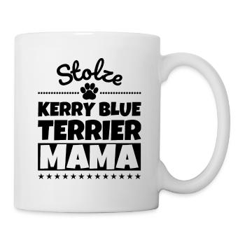 Stolze Kerry Blue Terrier Mama - Tasse - Weiß - Rechts