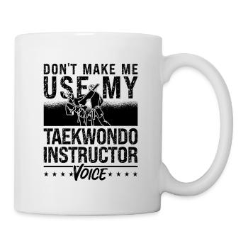 Ne me faites pas utiliser le sport de combat de combat de taekwondo - Mug blanc - blanc - Droite