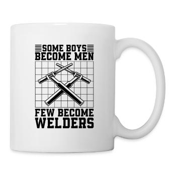 Soudeur Certains garçons deviennent des hommes Soudure Carrière de soudeur - Mug blanc - blanc - Droite