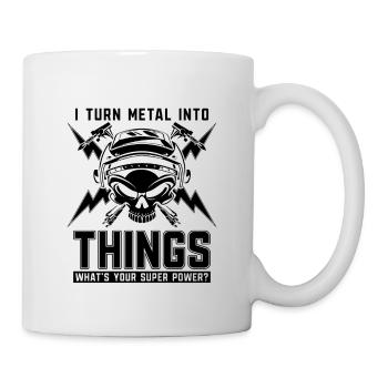 Welder Turn Metal Into Welding Iron Career Weld - Mug - white - Right