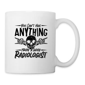Vous ne pouvez pas cacher Radiologue Radiologie Radiologie Rad - Mug blanc - blanc - Droite