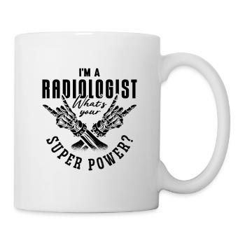 I'm A Radiologist Super Power Radiology Rad Tech - Mug - white - Right