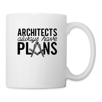 Les architectes ont toujours un travail d’architecte Architecture - Mug blanc - blanc - Droite