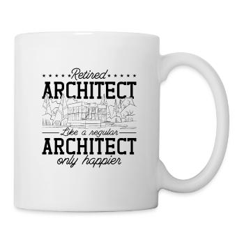 Architects Job Retired Architect Architecture - Mug - white - Right