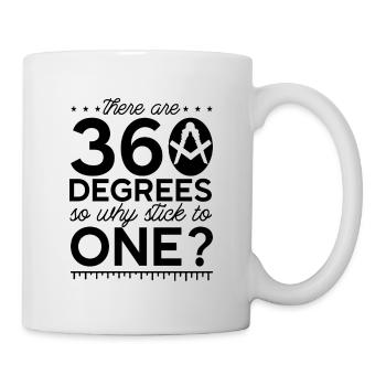 Il y a 350 degrés architecte architecture de travail - Mug blanc - blanc - Droite