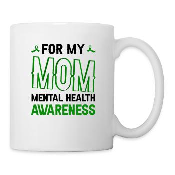 MOM Mental Health Awareness Mental Health Matters - Mug - white - Right