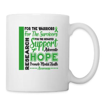 Für die Krieger Für die Überlebenden Für die - Tasse - Weiß - Rechts