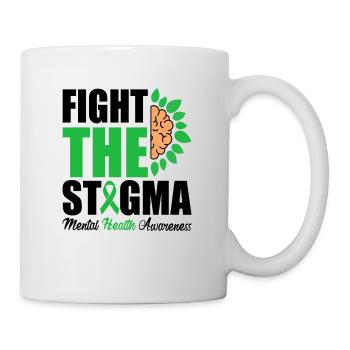 Lutter contre la stigmatisation Sensibilisation à la santé mentale Mentale - Mug blanc - blanc - Droite