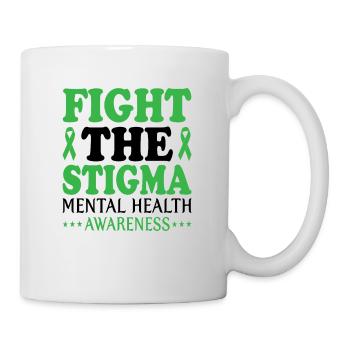 Lutter contre la stigmatisation Sensibilisation à la santé mentale Mentale - Mug blanc - blanc - Droite