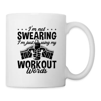 I'm Not Swearing Kickboxing Kickboxer Boxing - Mug - white - Right