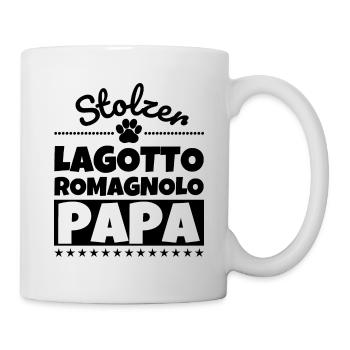 Lagotto Romagnolo lustig Herrchen Hund - Tasse - Weiß - Rechts
