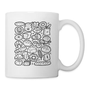 Baking bread - Mug - white - Right