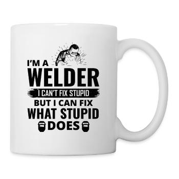 Welding Welder Metal Construction Ironworker - Mug - white - Right