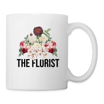 The Florist Graphic Botanical Flowers Gardening Pl - Tasse - Weiß - Rechts