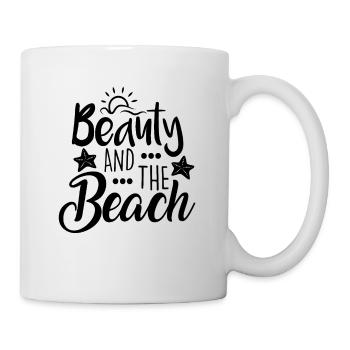 Beauty And The Beach Beach Quotes - Mug - white - Right