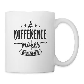 Difference Maker Social Worker - Mug - white - Right