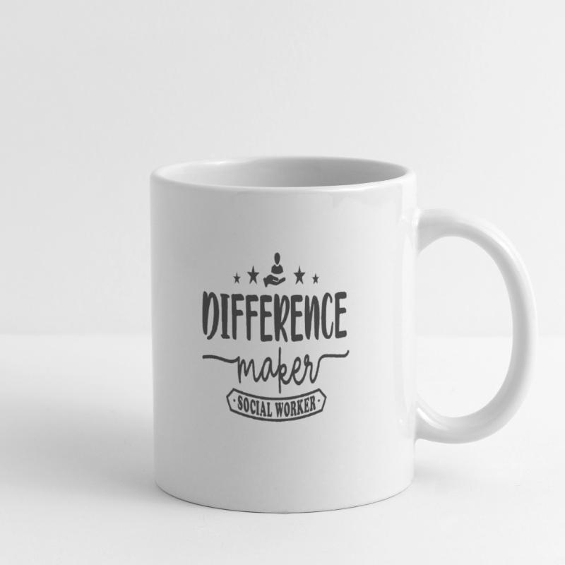 Difference Maker Social Worker Mug