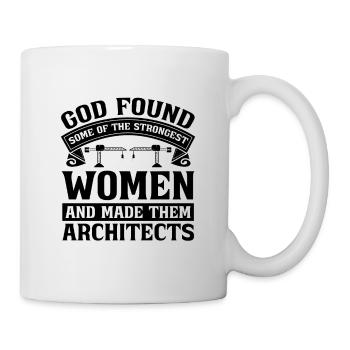 Architect God Found Som Architecture Architects - Mug - white - Right