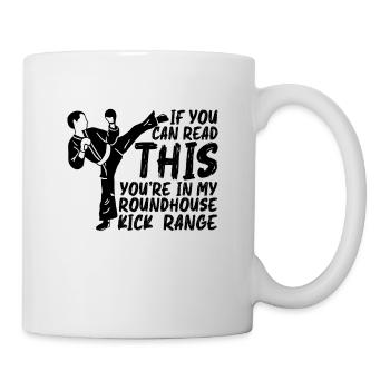Kickboxing If You Can Read This Boxing Kickboxer - Mug - white - Right